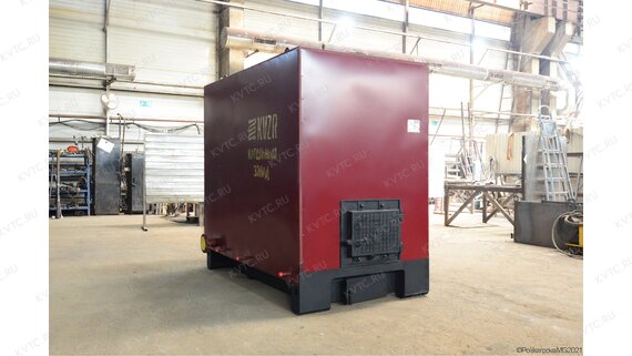 Котел 0.8 МВт с топкой ОУР промышленный