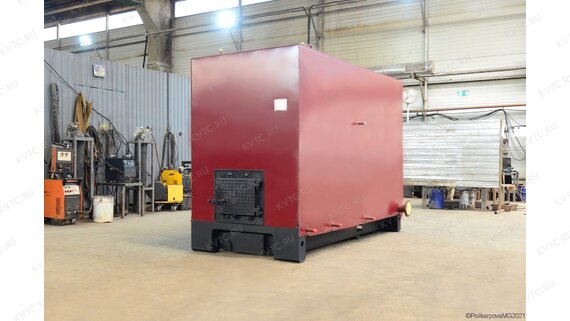 Котел 1.0 МВт с топкой ОУР промышленный